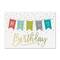 JAM Paper Colorful Birthday Banner Cards, 25ct.